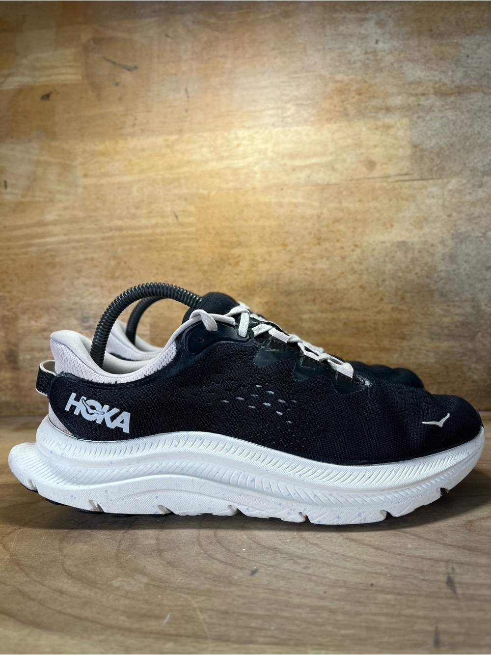 Hoka One One Kawana 2 REFLECTIVE Womens Size 8.5 Running Shoes Sneakers Black